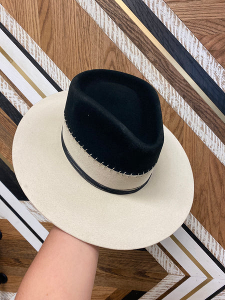 Black + Ivory Color Block Rancher